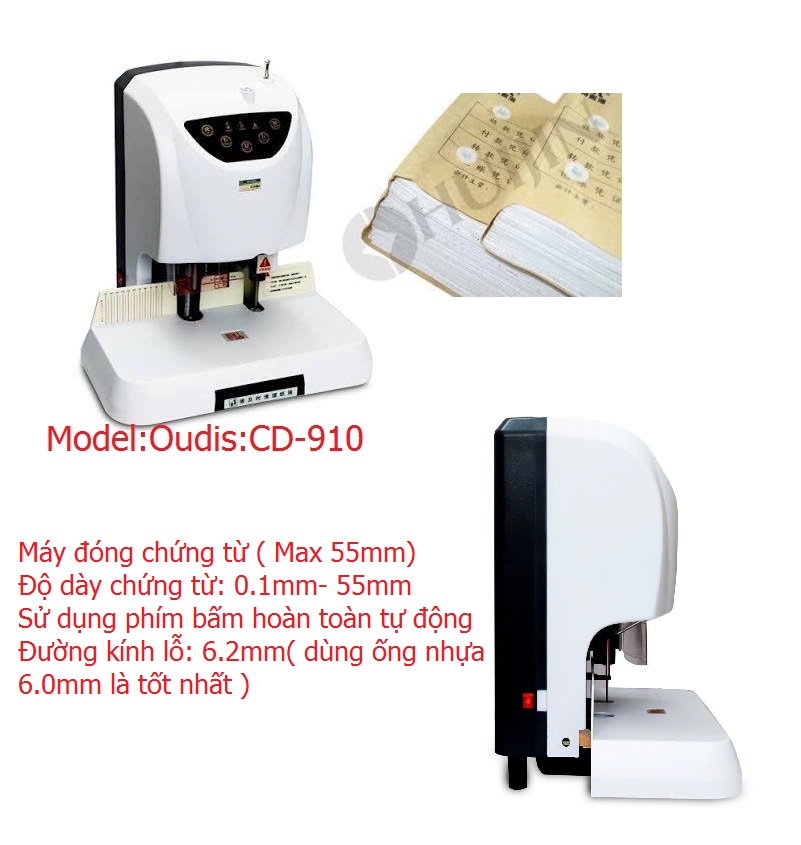 Máy khoan đóng chứng từ CD-910