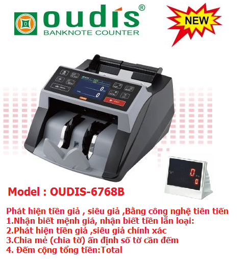 Máy đếm tiền Oudis-6768B